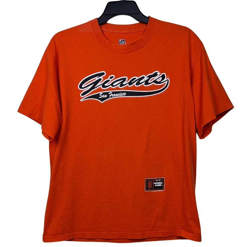 Lee Sport VF Imagewear T-Shirt Mens San Francisco‎ Giants MLB Crew Large Orange